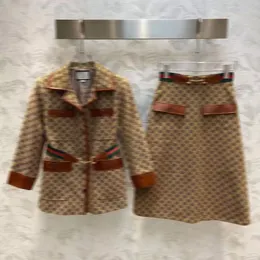 Designer di lusso Le donne di alta qualità si adattano a abiti firmati blazer Doppia G primavera nuove gonne top rilasciate