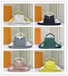 Designer Luxury Capucines BB handbag Taurillon leather white cedrat Bag M59468 Leather Crossbody Hand Bag M48865 M20143 M20145 M94519