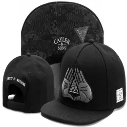 Cayler Sons BKNY STREETS IS WATCHING 조정 가능한 야구 스냅 백 모자 Casquettes chapeus 모자 뼈 남성 여성 스포츠 힙합 str226n