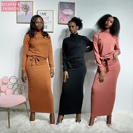 Roupas étnicas Kint Set Vetement Femme Vestres Africanos para Mulheres Roupas Vestido da África do Sul Ropa Mujer Robe Africaine Vestiti Lunghi Donna