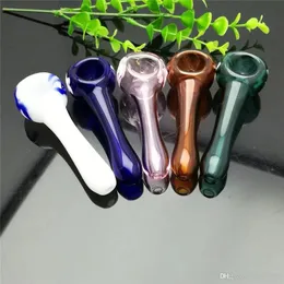 Color digital glass pipe Wholesale Glass bongs Oil Burner Pipes Water Pipe Oil Rigs Smoking, Oil.