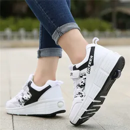 Sneakers Roller Skate Shoes for Kids Boys Girls Adults Wheels With On One Children Boy Girl Tennis 230313