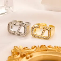 Brand anéis unissex original anel de luxo para a pista ajustável para mulheres amantes de festas de festas no engajamento de presentes de jóias luxuosas nunca desaparecem