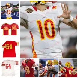 2022 USFL Stars كرة القدم جيرسي 10 حافظة Cookus 18 Bryan Scott 5 Matt Colburn Paul Terry Darnell Holland Suell Bug Howard Devin Gray Chris Rowland Jerseys