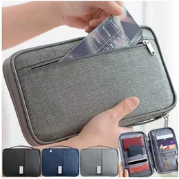 Rese tillbehör Family Passport Holder Creative Waterproof Document Case Organizer Travels Wallet Documents Bag Cardholder 20 PCS