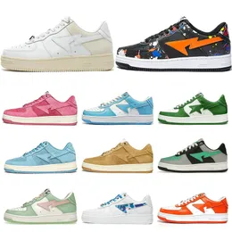 SK8 LOW BAPESTAS 캐주얼 신발 남성 여성 OG SK8 블랙 화이트 파스텔 보라색 UNC UNC Blue Suede Plum 품질 트레이너 야외 스포츠 운동화