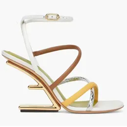 Sandały luksusowe US designerskie buty pantofel letnia marka Desinger PU skórzane damskie sandały na co dzień slajdy Outdoor kobiece klapki 230313