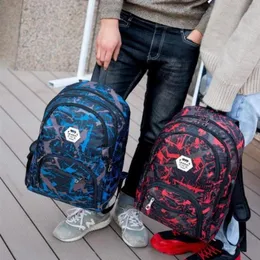 저렴한 실외 가방 위장 여행 백팩 컴퓨터 가방 옥스포드 브레이크 체인 중학교 학생 가방 많은 색상 300k