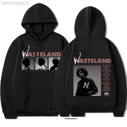 Herren Hoodies Sweatshirts Brent Faiyaz Hoodie 2022 Musikalbum Wasteland Print Sweatshirt Übergroße Hip Hop Streetwear Unisex Fleece Warm halten Pullover W0313