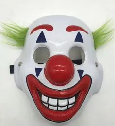 Maski imprezowe Pvc Clown Mask Movie Joker To sama Halloweenowa maska ​​taneczna klaun świetlista maska ​​taniec pełna maska ​​maska ​​rólowa maska ​​230313