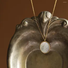Подвесные ожерелья ожерелье из нержавеющей стали для женщин подарок богемные аксессуары для тульпа