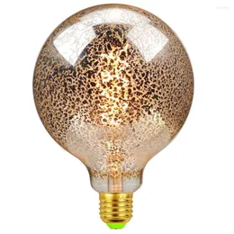 Błyskawiczna złota srebrna lampa włóknistego filamentu Antique Dekoracja retro 220V 4W E27