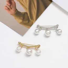 Dangle Chandelier Anti-wardrobe Malfunction Buckle Pearl Pin Brooch Female Summer Decoration Corsage Atmosphere Joker Fixed Clothes Jewelry Female G230313