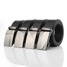 Cinture a catena in vita Fibli maschile maschile cintura automatica cintura con fibbia per aviazione in vetro in pelle online cintura regalo lattina
