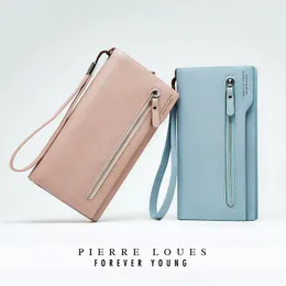 Portafogli Forever Young 7 Colori Donna Brand Design Elegante Pochette Muti Porta carte Cash Phone Borse Borse da polso