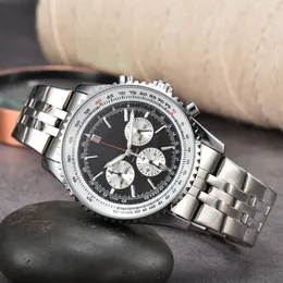 2023 Nowe męskie zegarek kwarc luksusowy Navitimer B01 marka chronografu pasek pasek Pasek Wysokiej jakości ręka B2