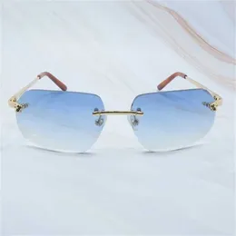 Herren Designer Carter Panther Brille Big Square Polygon Shades für Damen Luxus Vintage Herren Großhandel Sonnenbrille