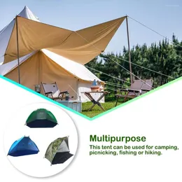 Tält och skydd tält bekvämt solsken skydd robust fällbara lätta solskydd picknickpark utomhus strandtillbehör gröna