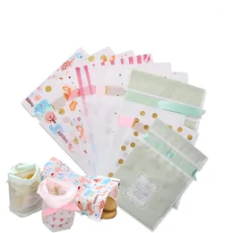 Confezione regalo LBSISI Life 10 pezzi di sacchetti di plastica con coulisse con nastro per biscotti, snack, caramelle, feste di compleanno, decorazioni per matrimoni, bomboniere1