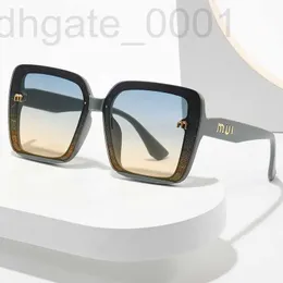 Sunglasses designer 2023 new large frame square frameless sunglasses star-sky female anti-ultraviolet live broadcast TP3P