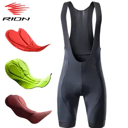 Cycling Bib Shorts RION Pro Cycling Bib Shorts Bicycle MTB Road Men's Tights Racing Cycling Braces Mountain Bike Pad Cycle Male Pants High Quality 230313