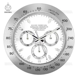 Luxus Wall Uhr Uhr Metallkunst großer Metall billiger Wanduhr GMT Wanduhr H0922185a