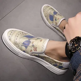 Men's Casual Shoes Sneaker Large size 37-45 Flat Shoes Printed Comfortable Sports Running Non-slip Male Shoes