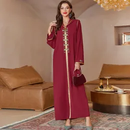 Roupas étnicas Ramadan Dress Dubai abaya femme Musulman Longo Modest Modest Turquia Vestidos Africanos para Mulheres Marroquino Caftan Evening Kaftan