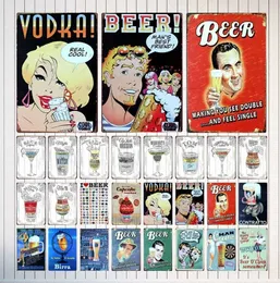 I Love Beer Targhe in Metallo per Vino Vintage Targhe in Metallo per Wall Bar Garage Home Art Decor Cuadros Iron Poster Man Cave Decorazione Regalo Personalizzato Art Decor 30X20CM w01