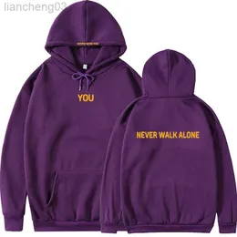 Mäns koreanska Kpop Hoodies Män kvinnor Bann Boys J-Hope Suga RM Jimin Streetwear Tops Fashion Warm Dark Purple Man Hooded Sweatshirts W0313