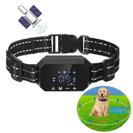 犬の訓練服従GPSワイヤレスフェンス充電可能な電気衝撃振動フェンシングデバイストレーニングカラーアクセサリー1003280 ft 230313