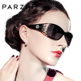 Solglasögon Parzin Luxury Vintage Fashion Women Polarised Ladies Driving Dark Shades Hollow spets Feminine Trendy UV400 Eyewear 230313