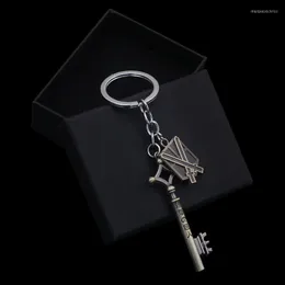 Catene Attack On Titan Keychain No Kyojin Ciondolo Perline Collane in pelle Accessori per animazione Cosplay Goccia regalo gioielli per uomo donna