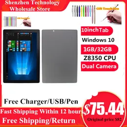 10.1 pulgadas NX16A Windows 10 Tablet PC 2GB Wifi 1280 x 800 IPS Pantalla táctil Cámara dual Quad Core Bluetooth-C