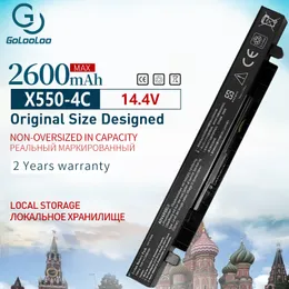 Laptop Battery 14.8V 2600mAh A41-X550A For Asus A41-X550 X450 X550C X550B X550V X450C X550CA X452EA X452C