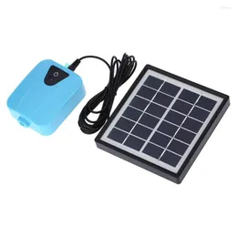 Luftpumpar Tillbehör Solenergi/Mini Electric Aquarium Pump Oxygenator For Ponds Water Oxygen Pond Aerator med 1 sten 2l/min DC 5V