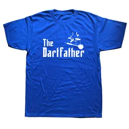 Men's T-Shirts Funny Dartfather Dart Player T Shirts Graphic Cotton Streetwear Short Sleeve O-Neck Harajuku T-shirt Mens Clothing 230313