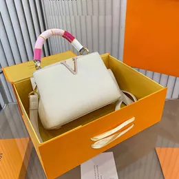 デザイナーの女性バッグCapucines BB Luxury PVC Leather Handle Purse Fashion Crossbody Handbag