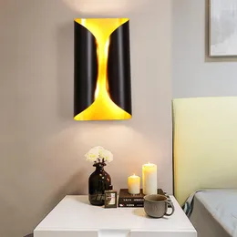 Lâmpada de parede Modern nórdica sala de estar de cabeceira lendo luz El Hallway Lamara de Noche Doritorio decoração