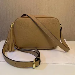 2020 Designers de luxuris Bolsas de tassel bolsa Bola de couro feminino soho bolsa de ombro disco bolsa de ombro de bolsa de mensageiro com franjas Designer de bolsas crossbody Sacos 2023