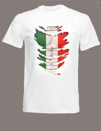 Erkek Tişörtleri İtalyan bayrağı tişört İtalya üzerinden abs kaslarını gör - xxxl marka kot pantolonuna beden