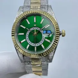 Luksusowy designer klasyczny automatyczny zegarek mechaniczny Męski zegarek Rozmiar 42 mm szafir szklany Wodoodporny funkcja jak prezenty świąteczne
