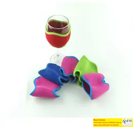Неопреновый красный винный стакан держатель кулер шампанский рукав летние фестивальные фестивальные вечеринки рекламные подарки