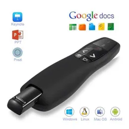 R400 USB 무선 발표자 Red Laser Pointer PPT 원격 제어 포인터 펜 PowerPoint 프리젠 테이션 언어