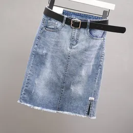 Kjolar denim kjol kvinnors sommarsträcka kjol kvinna kjolar mujer faldas saias mulher 230313