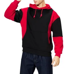 Men's Hoodies & Sweatshirts 2023 Tracksuit Men 2 Pieces Set Sweatshirt Sweatpants Male Patchwork Sports Pullover Casual Pants Suit Roupas Ma