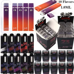 Runtz Runty X Dabwoods E Cigarette 1.0ML Recharegeable USB Chargers 10 Flavors Available Disposable Vape Pen Empty 280mah Battery Crystal Individual Box Litty