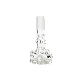 Clear Bubble Glass Bowl for Hookah - Pasuje 18 mm męskie miski, proste, ale stylowe akcesorium do palenia