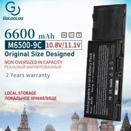 6600mAh M6400 11.1V 9 Celler Laptop Battery M6500 för Dell Precision 8M039 312-0873 C565C KR854 DW842