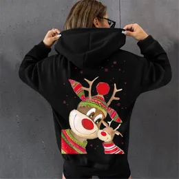 Women's Hoodies & Sweatshirts Womens Christmas Sweatshirt Loose Special Long Sleeve Casual Good Gifts Warm And Soft Pullover TopWomen's